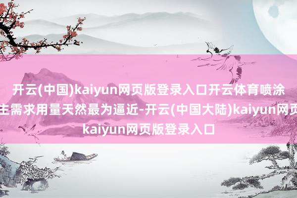 开云(中国)kaiyun网页版登录入口开云体育喷涂机器东说念主需求用量天然最为逼近-开云(中国大陆)kaiyun网页版登录入口